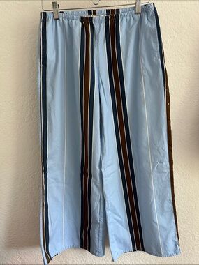 CADET Everyday Poplin Pant - Light Blue Stripe
